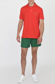 Slim Fit Polo Shirt in Red